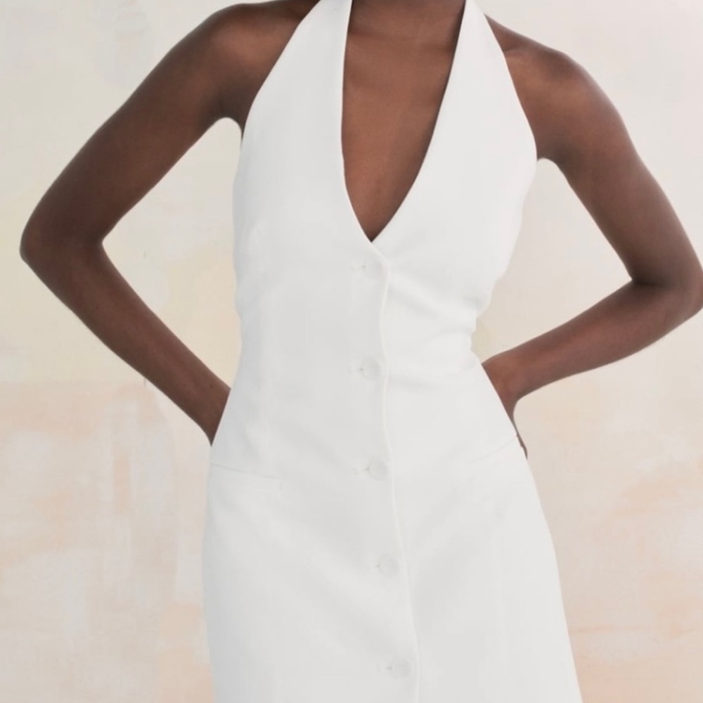 ZARA sleeveless vest mini dress. NEW with tags